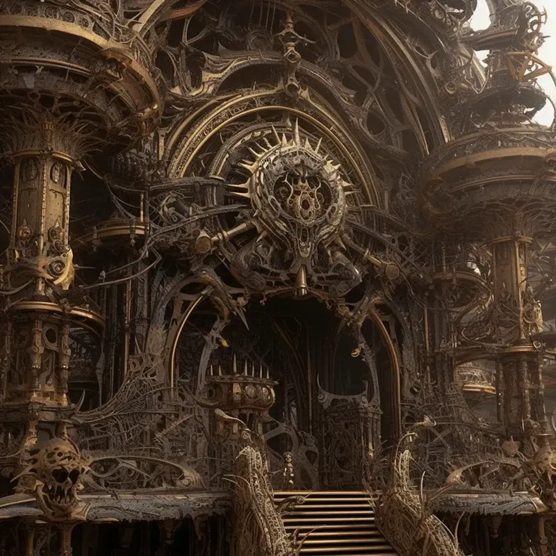 Chaotic Bronze Gold Gigers