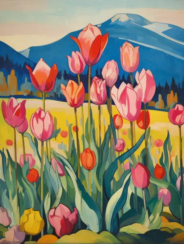 Colorful Impressionist Oil Paintings