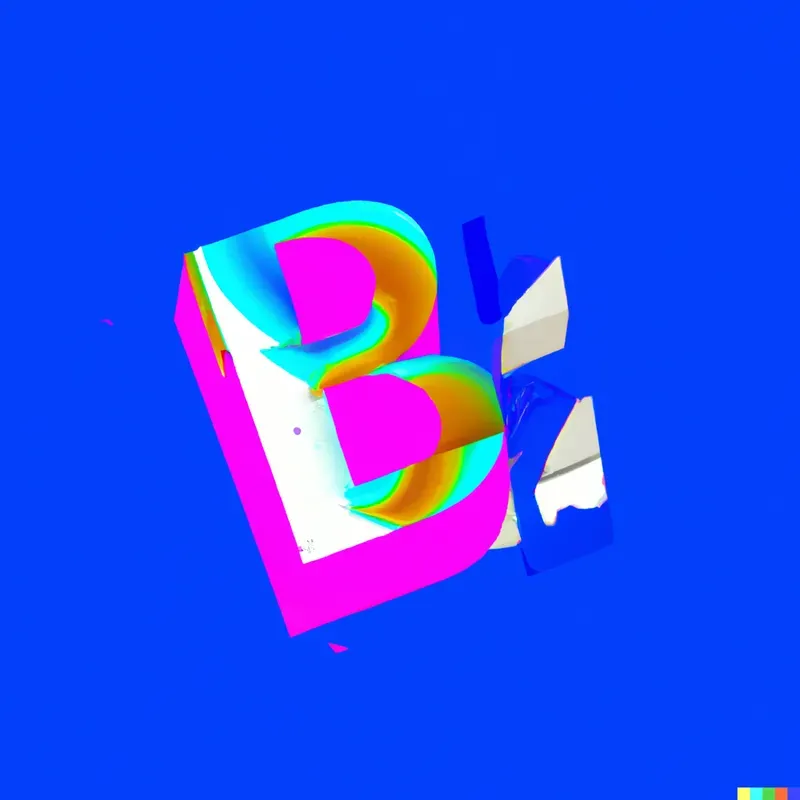 Glitch Art Letters