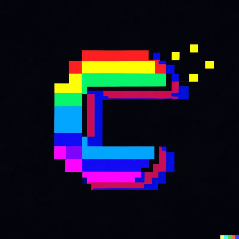 80s Style 8-bit Letters