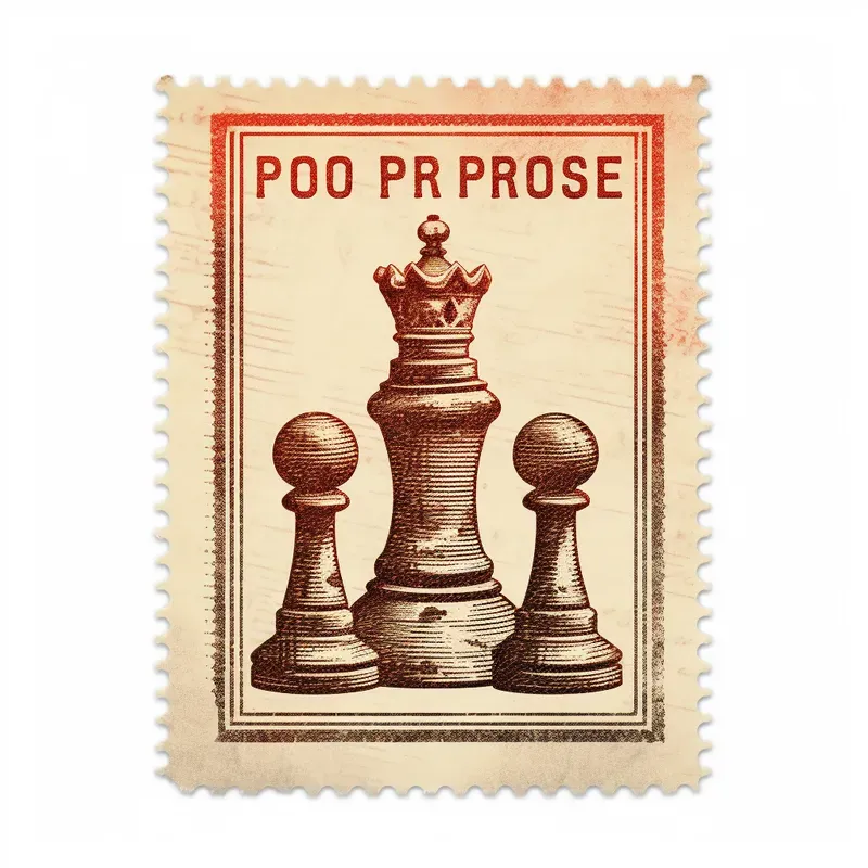 Vintage Graphic Postal Stamps