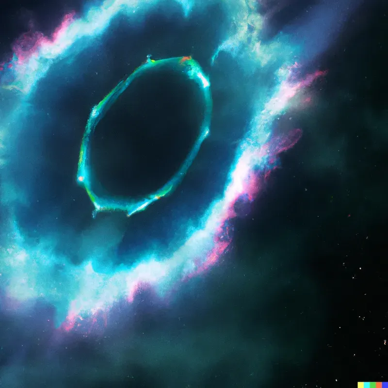 Colorful Space Scene