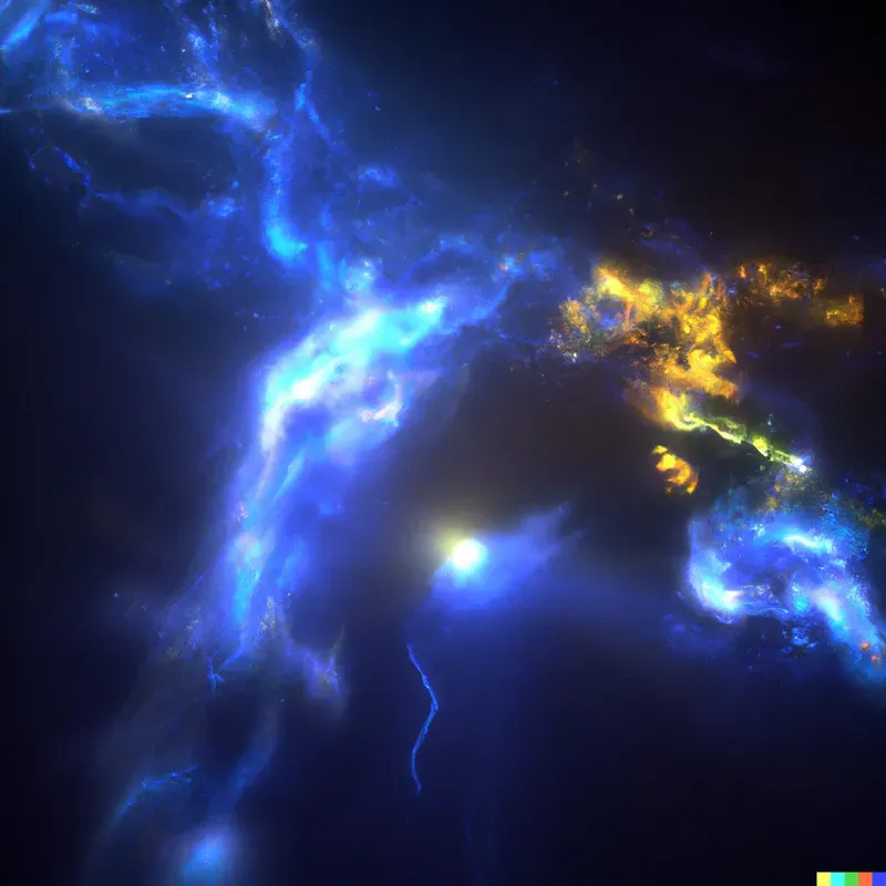Colorful Space Scene