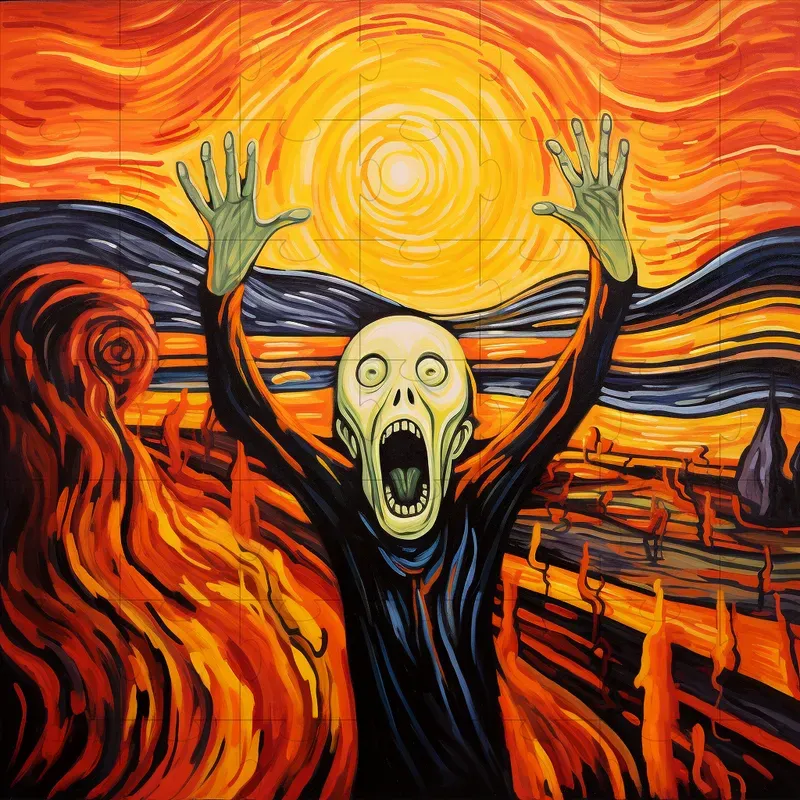 Illustrating Eerie Shadows In Halloween Paintings