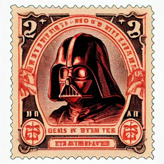 Vintage Usa Postage Stamps Design
