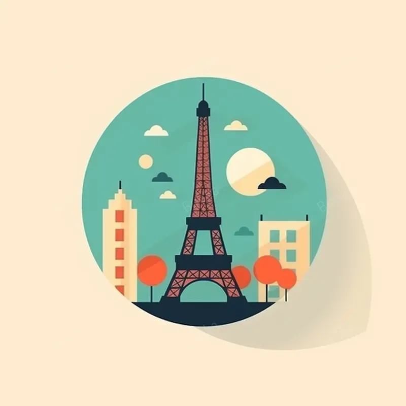 Cute Icons Of Capitals