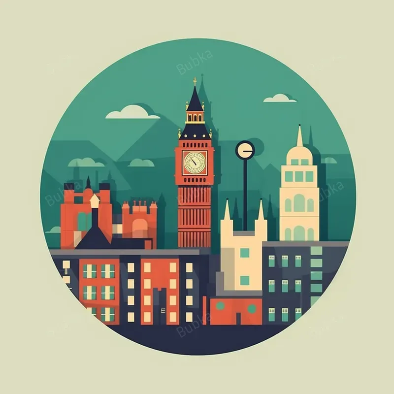 Cute Icons Of Capitals