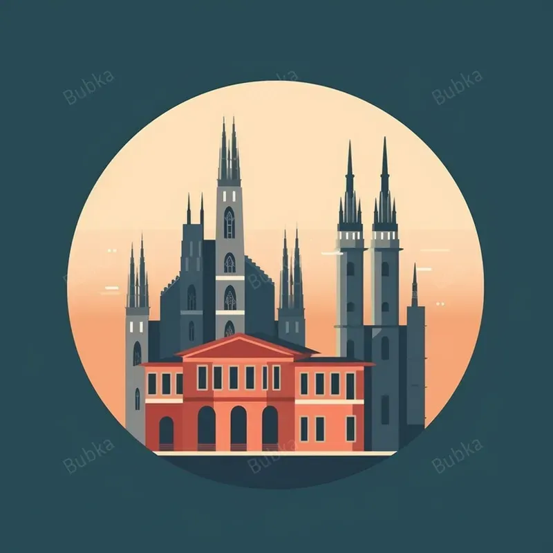 Cute Icons Of Capitals