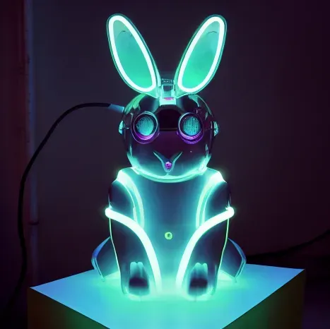Neon Robot Animals