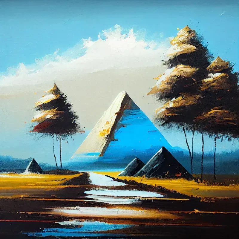 Bob Ross Style Landscape Paintings