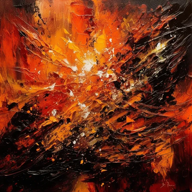 Expressionistic Abstract Paintings