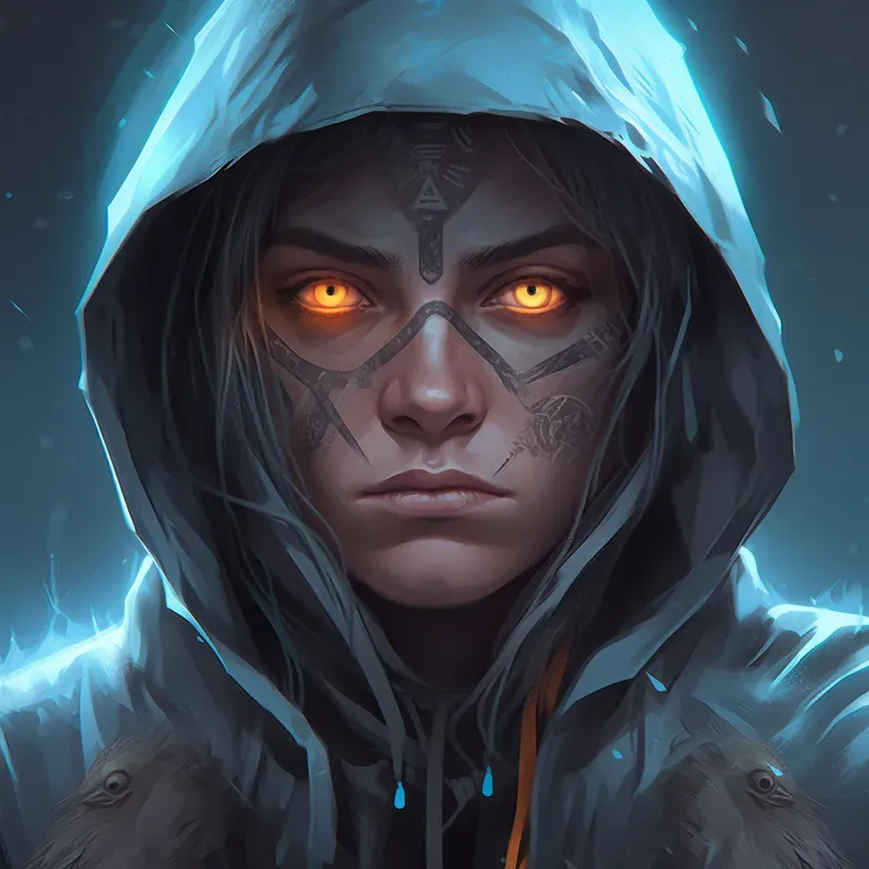 Hooded Character Portrait