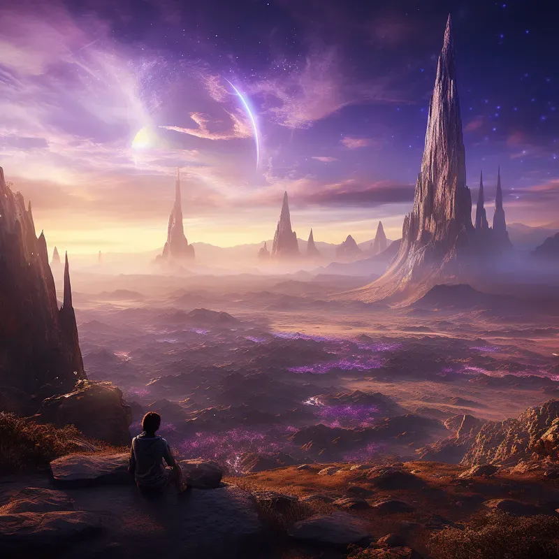 Dreamlike Realistic Planetary Landscapes