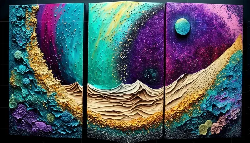 Abstract Art 3 Panel Canvas Design Ideas