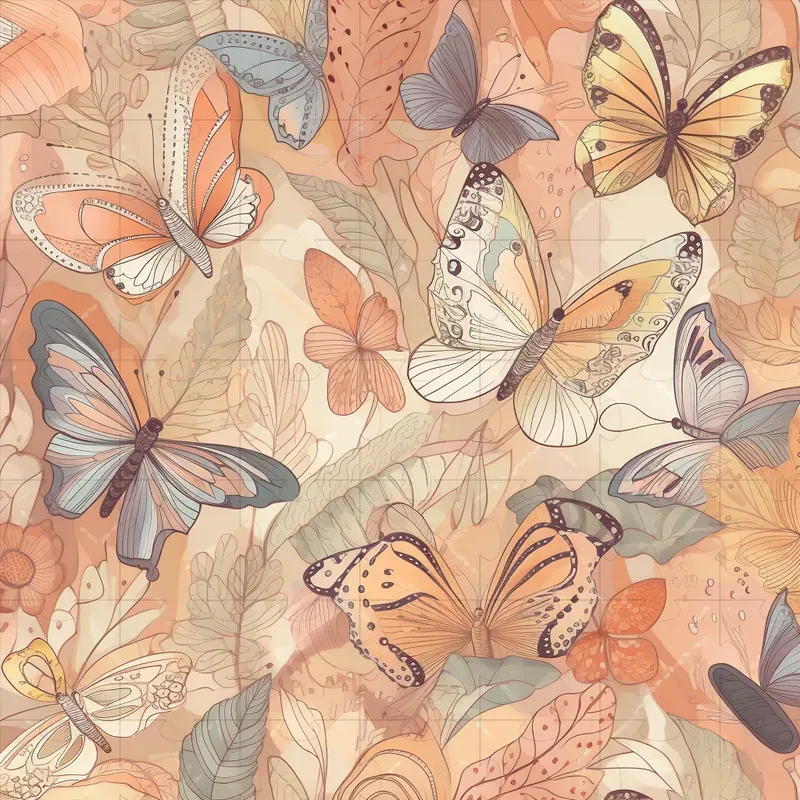 Boho Seamless Pattern Wrapping Papers