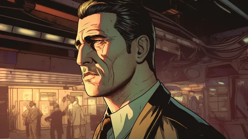 Comic Book Style Story Illustrations