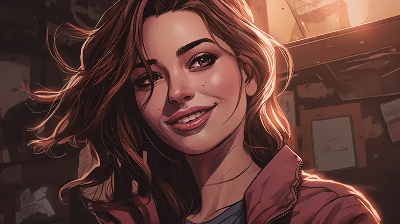 Comic Book Style Story Illustrations