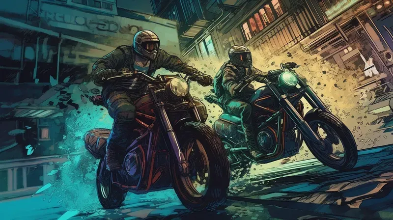 Comic Book Style Story Illustrations