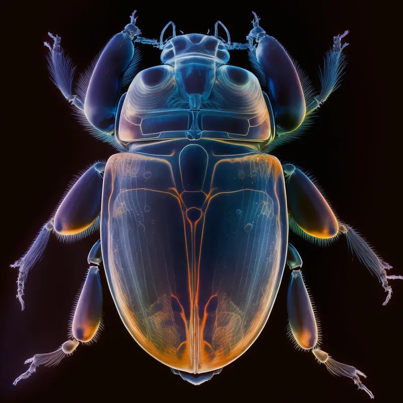 Xray Watercolor Nature Illustrations
