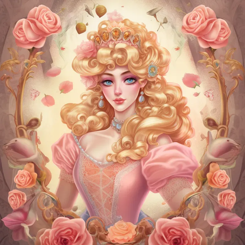 Detailed Rococo Characater Painting