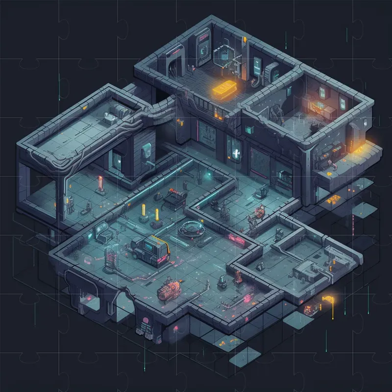 Isometric Dungeon Illustrations