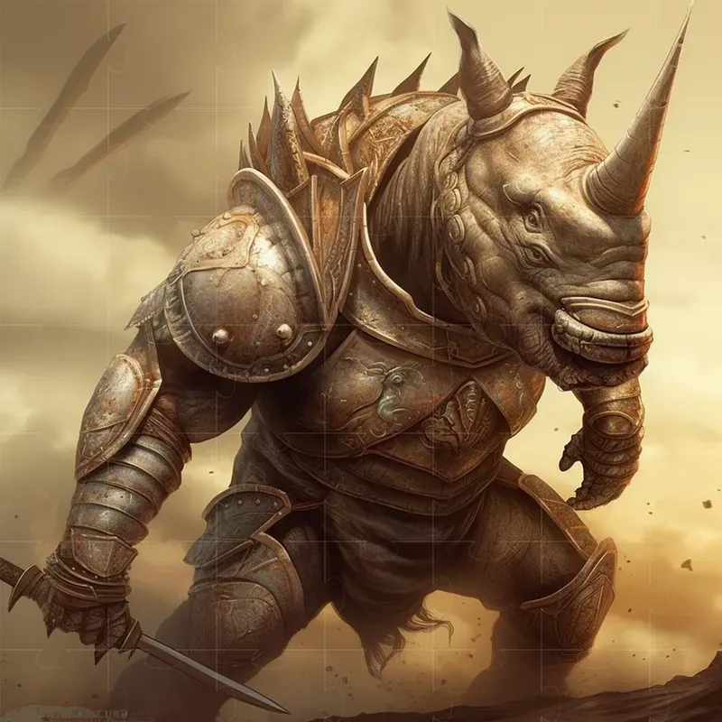 Epic Animal Warrior Illustrations