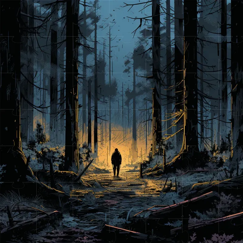 Dark Comic Book Illustrations