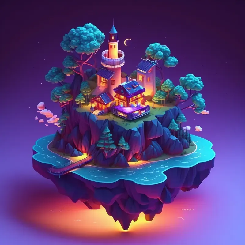 3D Isometric Landscapes