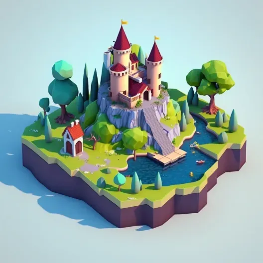 3D Isometric Landscapes