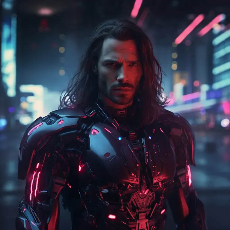 Futuristic Cyberpunk Characters