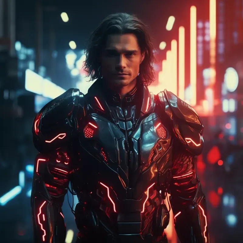 Futuristic Cyberpunk Characters