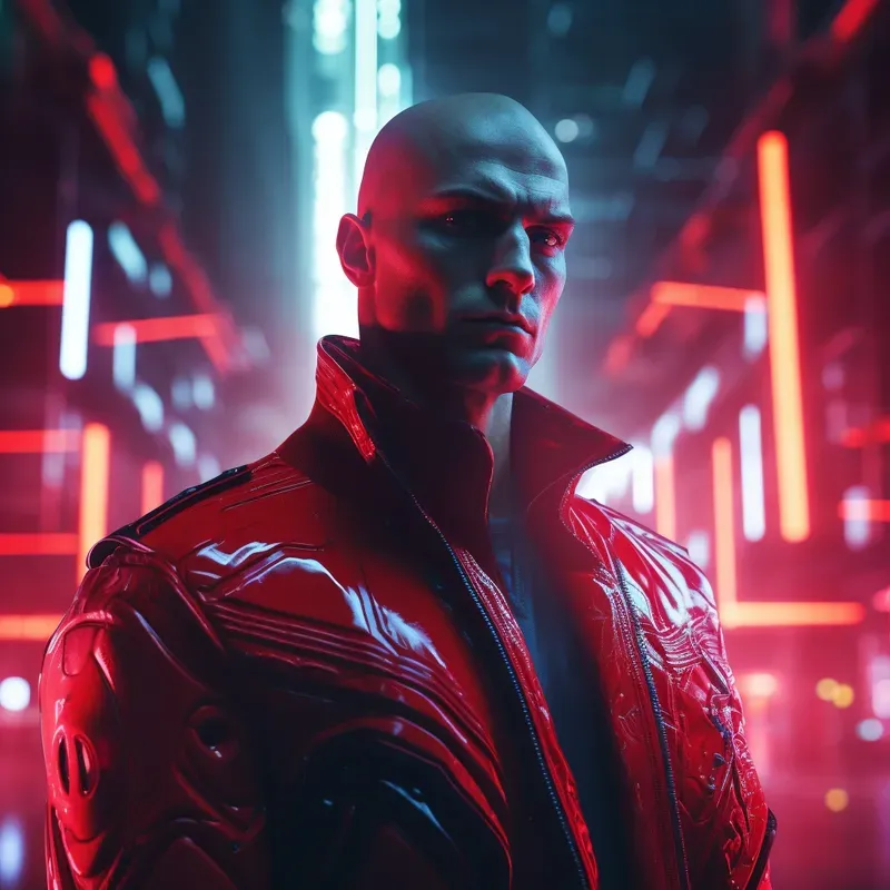 Futuristic Cyberpunk Characters