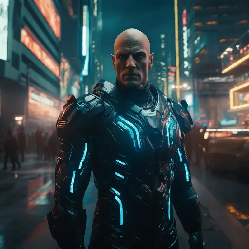 Futuristic Cyberpunk Characters
