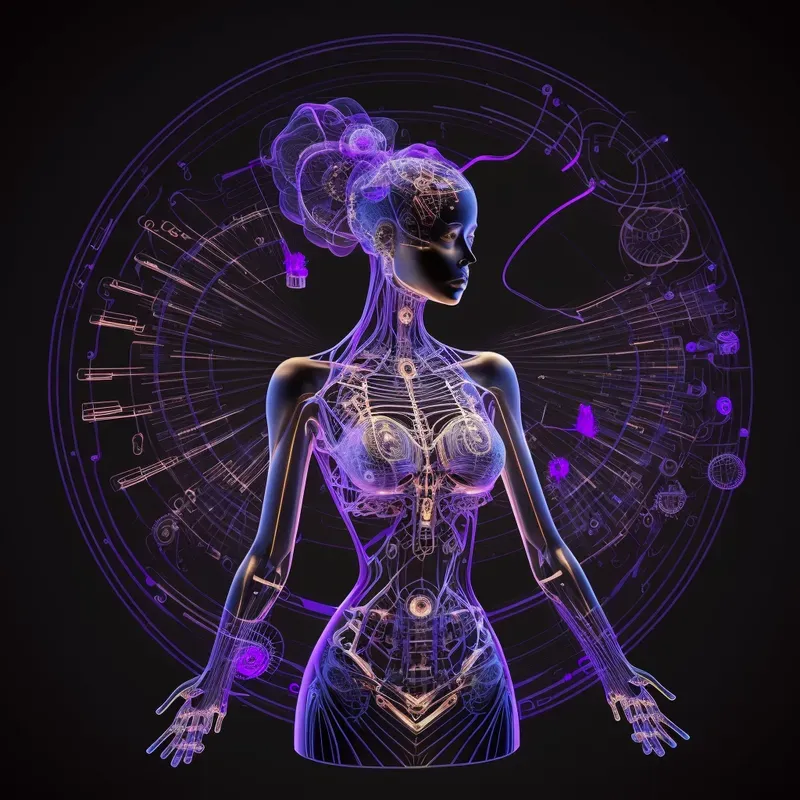 Bioluminescent Abstract Cover Art