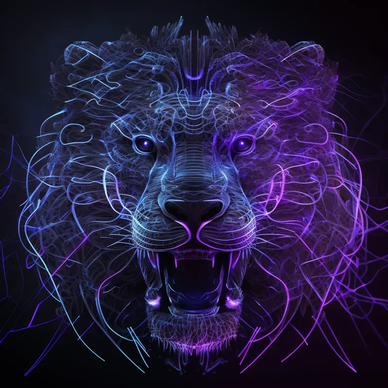 Bioluminescent Abstract Cover Art