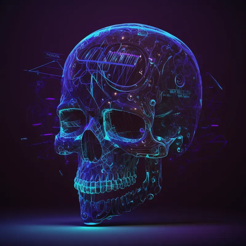 Bioluminescent Abstract Cover Art