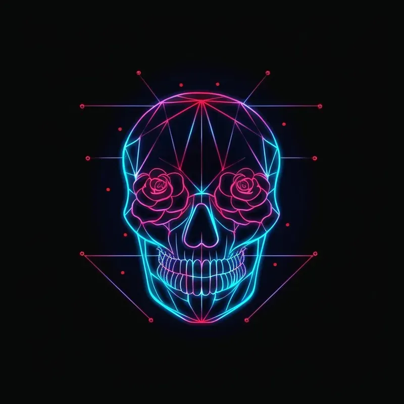 Minimalist Neon Art