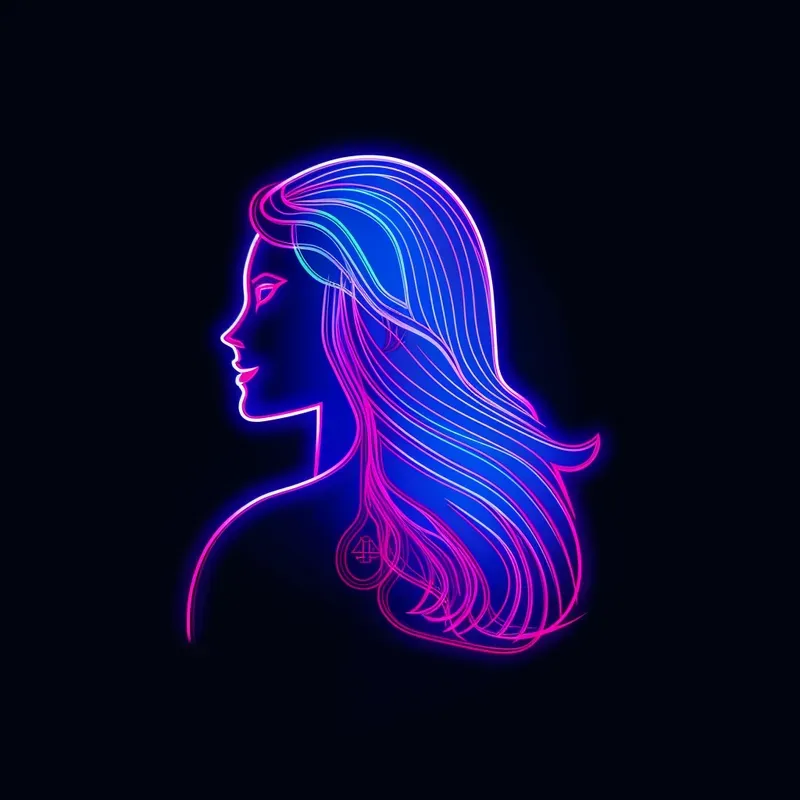 Minimalist Neon Art