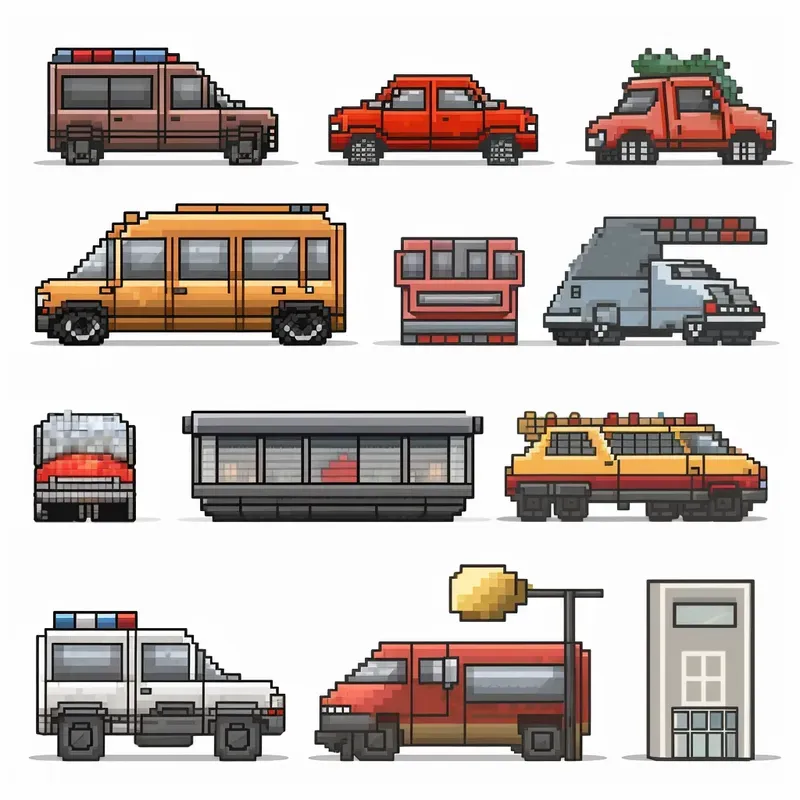 2D Pixel Art Game Assets Sprite Sheets