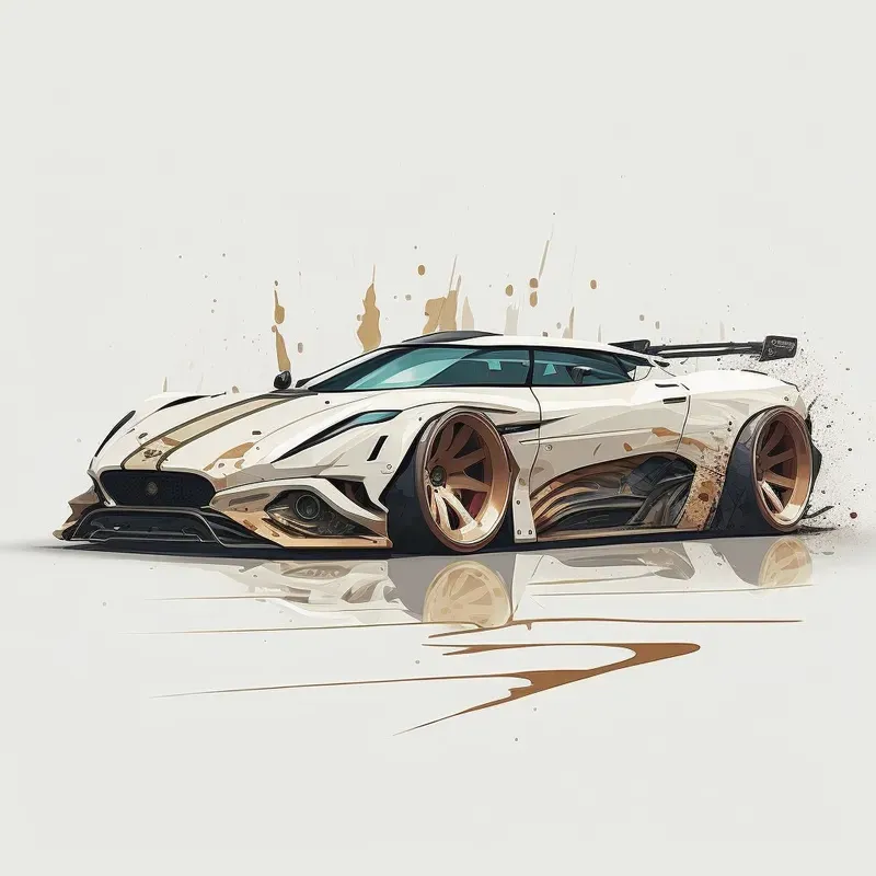Sports Car Illustrations