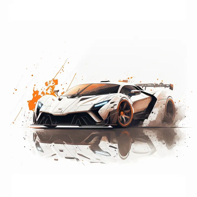 Sports Car Illustrations