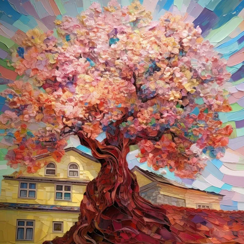 Colourful Paper Collages