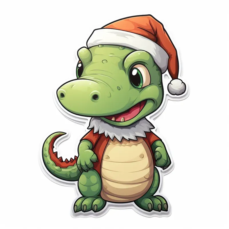 Lovely Christmas Animals Stickers