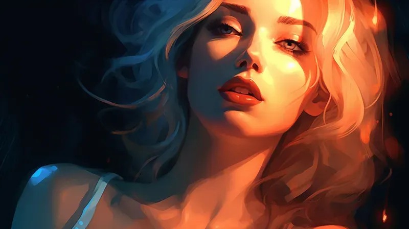 Realistic Girl Illustrations