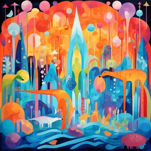 Colorful Washe Art
