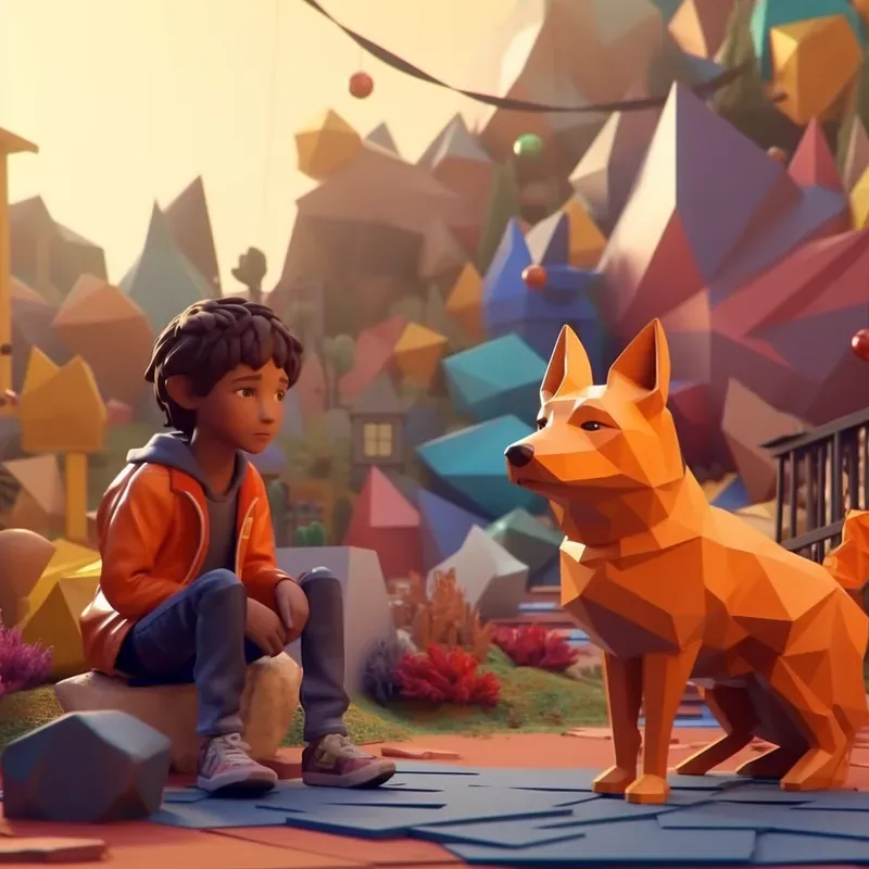 Vibrant Lowpoly Worlds With Characters