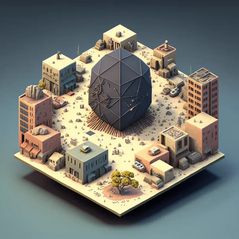 Post Apocalyptic City Blocks