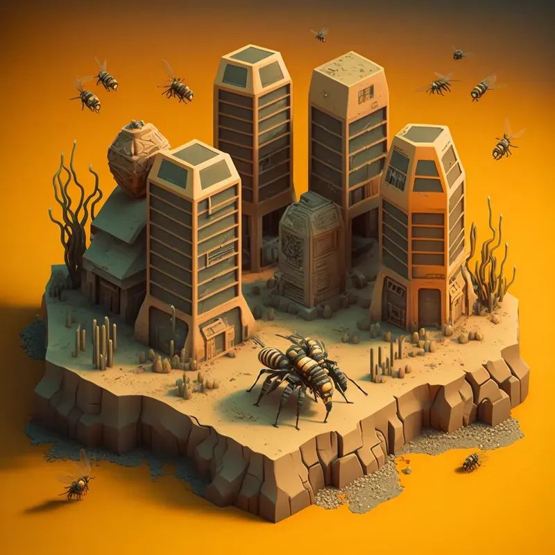 Post Apocalyptic City Blocks