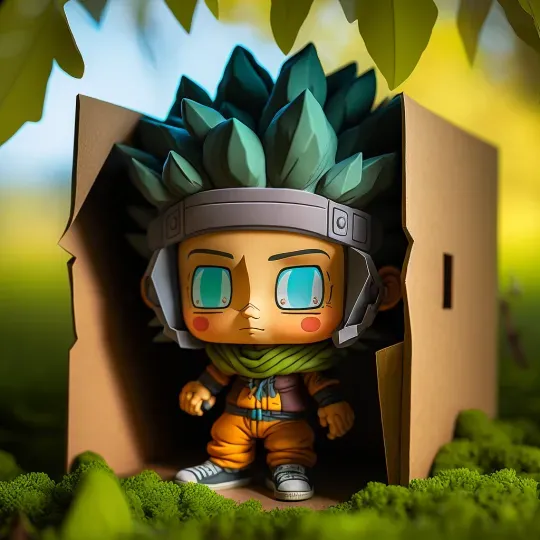 3D Manga Pop Figures