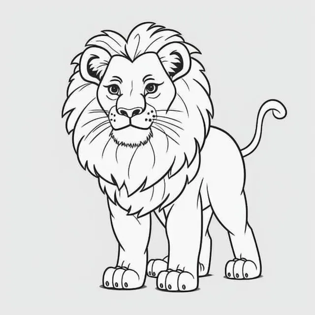 Animal Coloring Pages For Little Kids
